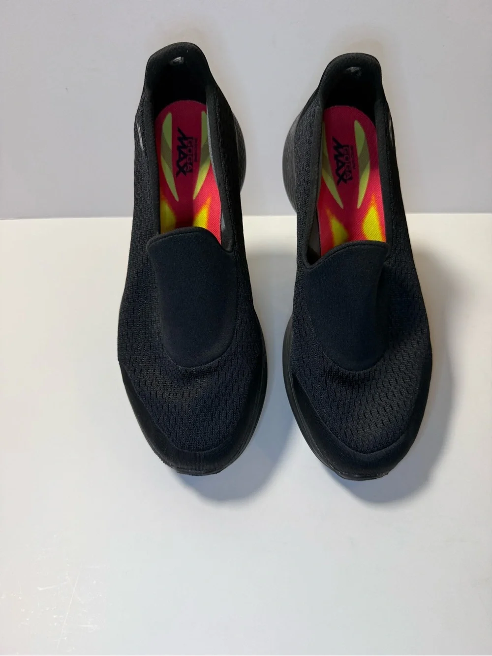 Skechers Women’s Black Slip-On Knit Sneakers